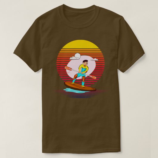 T-shirt Vapeur de paddleboard (Design devant)