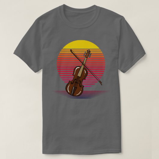 T-shirt Vapeur de violon (Design devant)