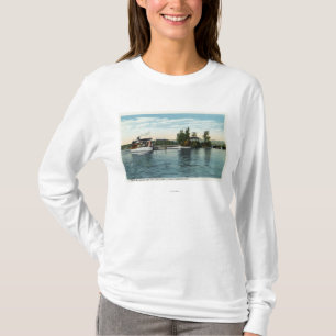T-shirt Vapeur d'Oncle Sam à l'atterrissage d'île de