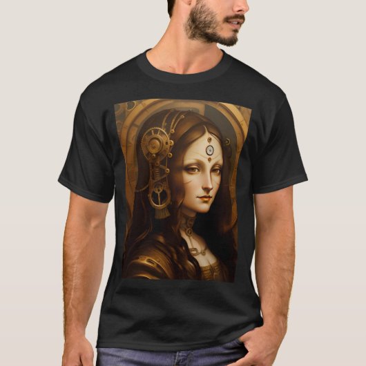 T-shirt Vapeur Punky Mona Lisa (Devant)