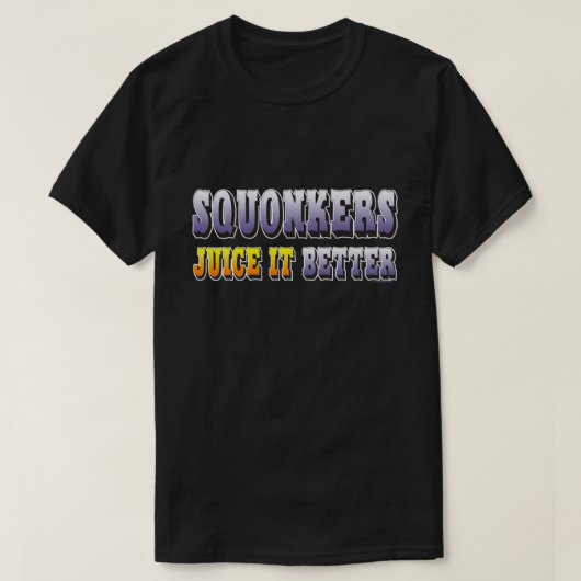 T-shirt VAPhirt | Squonkers Jus it Better VapeGoat™ (Design devant)