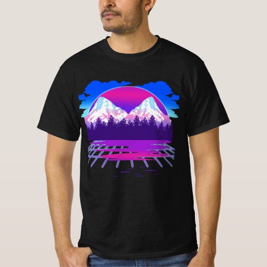 T-shirt Vaporwave (Devant)