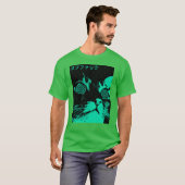 T-shirt Vaporwave Cool Cat Japanese Urban Neon Style boy r (Devant entier)