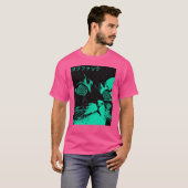 T-shirt Vaporwave Cool Cat Japanese Urban Neon Style gift  (Devant entier)