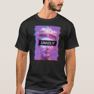 T-shirt Vaporwave David Statue Art esthétique Unholy Miche