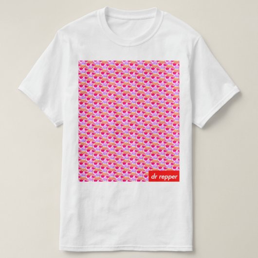 T-shirt Vaporwave de motif de logo (Design devant)