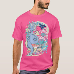 T-shirt Vaporwave dragon japonais rétro - Art japonais1119