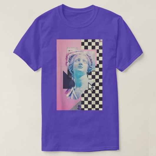 T-shirt Vaporwave esthétique Lofi Outrun Synthwave 80s Rét (Design devant)