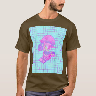 T-shirt Vaporwave esthétique Lofi Outrun Synthwave 80s Rét