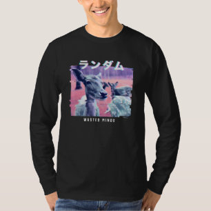 T-shirt Vaporwave Glitch esthétique 80s Retro Deer