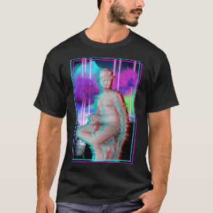 T-shirt Vaporwave Glitch esthétique Statue grecque Rétrowa