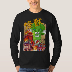 T-shirt Vaporwave Glitch Style esthétique Végétarien Ville