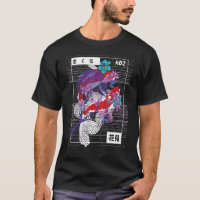 Vaporwave Koi Fish Japon Sakura Carpe de sélection