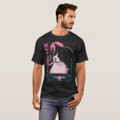 T-shirt Vaporwave Synthwave (Devant entier)