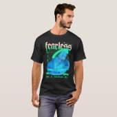 T-shirt Vaporwave Synthwave sans peur Esthétique Grec Scul (Devant entier)