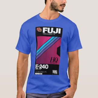 T-shirt Vaporwave VHS Fuji E240HQ boy family