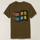 T-shirt Vaporwave Windows 95 (Design devant)