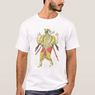 T-shirt Varaha, gravé par de Marlet (litho de couleur)