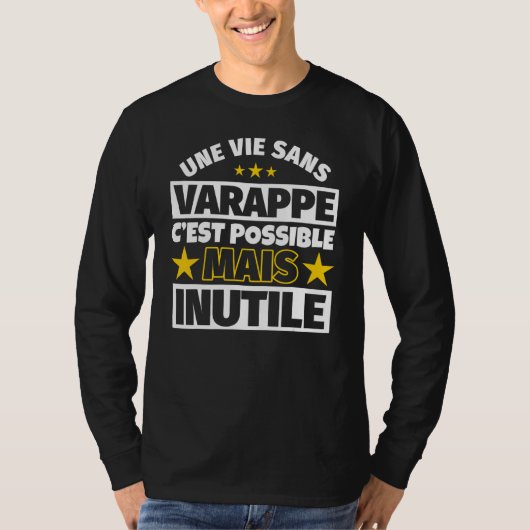 T-shirt Varappe Nappe Nappe Une Vie Sans Varappe Est Possi (Devant)