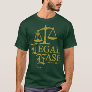 T-shirt Variante Legal Ease Bar Grill