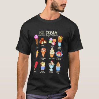 T-shirt Variété de glace - Amour de glace
