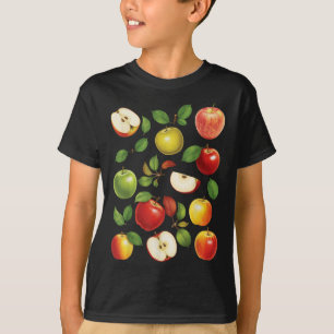 T-shirt Variétés de pommes Différentes sortes de cueilleur