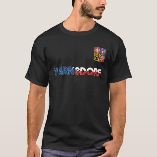 T-shirt Varnsdorf République Tchèque Drapeau Coeur Lion Co