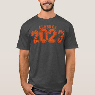 T-shirt Varsity Orange Class of 2023