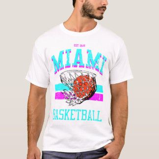 T-shirt Varsity Style Miami Vice Basket
