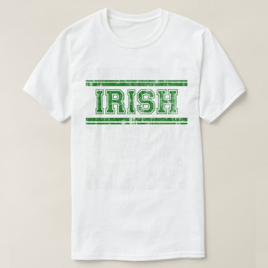 T-shirt Varsity Vintage d'Irlande DS (Design devant)