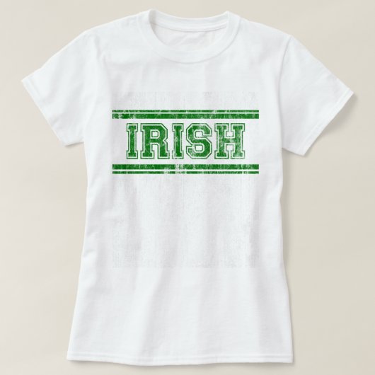 T-shirt Varsity Vintage d'Irlande DS (Design devant)