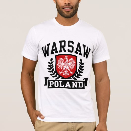 T-shirt Varsovie Pologne (Devant)