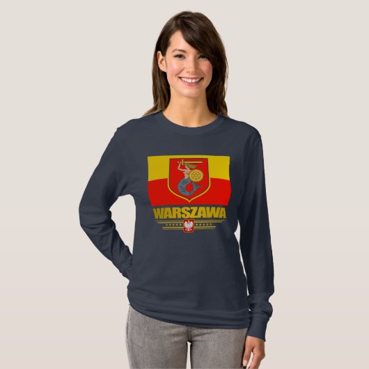 T-shirt Varsovie (Varsovie) Pologne (Devant entier)