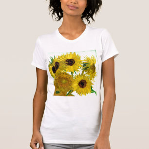 T-shirt Vase avec douze tournesols, beaux-arts de Van Gogh