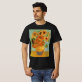 T-shirt Vase avec douze tournesols par Vincent van Gogh (Devant entier)