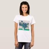 T-shirt Vase avec Irises, Van Gogh (Devant entier)