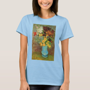 T-shirt Vase avec marguerites et anémones par Vincent van 