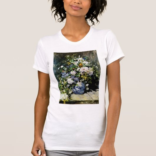 T-shirt Vase de fleurs (Devant)