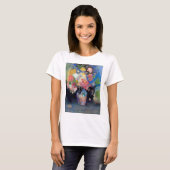 T-shirt Vase de fleurs, Redon (Devant entier)