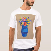 T-shirt Vase de fleurs, Redon (Devant)