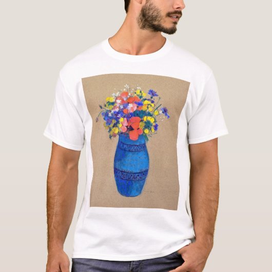 T-shirt Vase de fleurs, Redon (Devant)