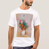 T-shirt Vase de fleurs, Redon (Devant)