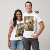 T-shirt Vase étrusque avec fleurs, Redon (Unisexe)