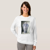 T-shirt Vase octogonal à "Mei- P'ing" avec le blanc (Devant entier)