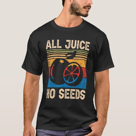 T-shirt Vasectomie Post-opération 100 Tous les jus Pas de (Devant)