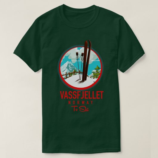 T-shirt Vassfjellet (Design devant)