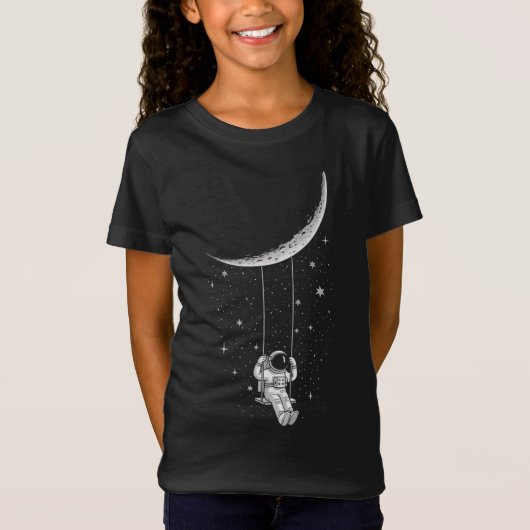 T-Shirt vaste espace rempli d'étoiles (Devant)