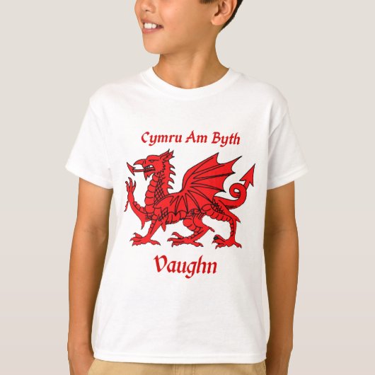 T-shirt Vaughn Welsh Dragon (Devant)