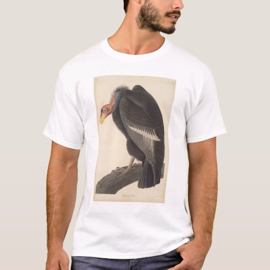 T-shirt Vautour d'Audubon la Californie (2609A) (Devant)