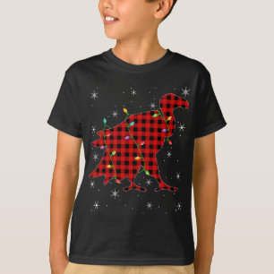 T-shirt Vautour de buffle de famille jumelée Noël